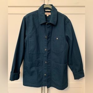 Wallace & Barnes navy chore coat
